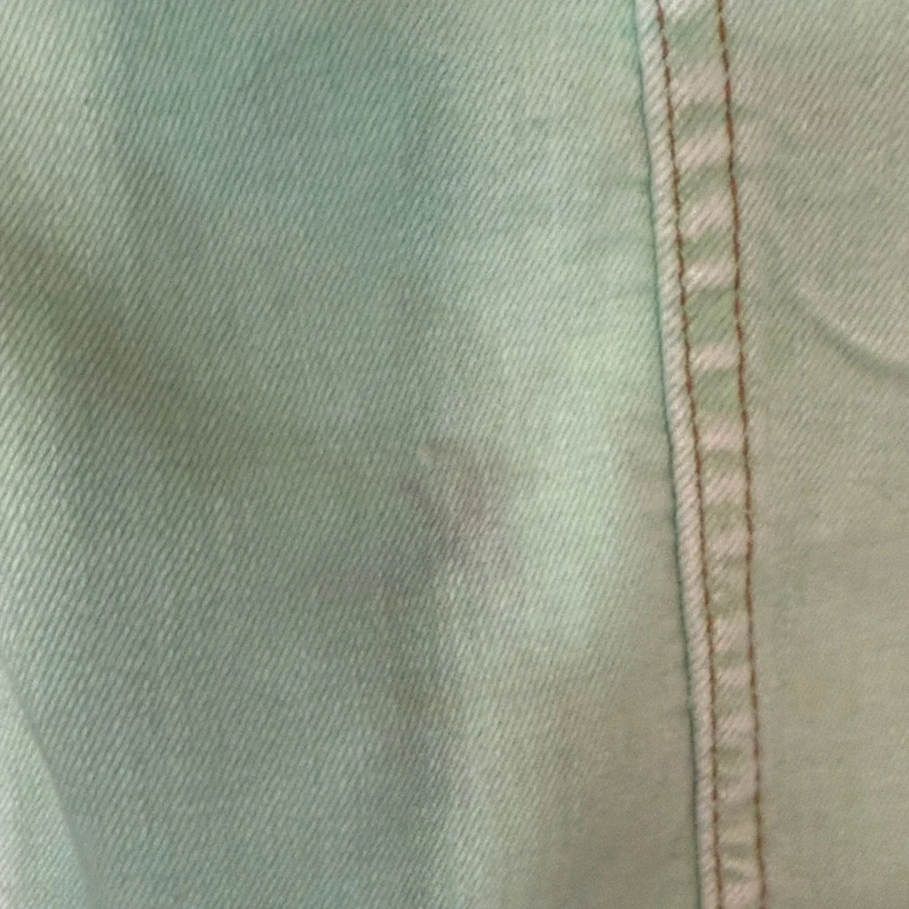 Free People Mint Green Denim Jacket - Picture 9 of 11